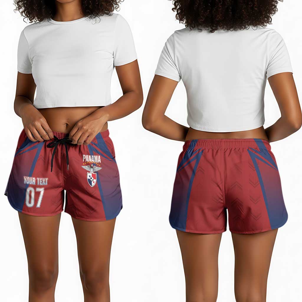 Afro-Panama Football 2026 Custom Shorts for Women La Marea Roja Making History - Wonder Print Shop