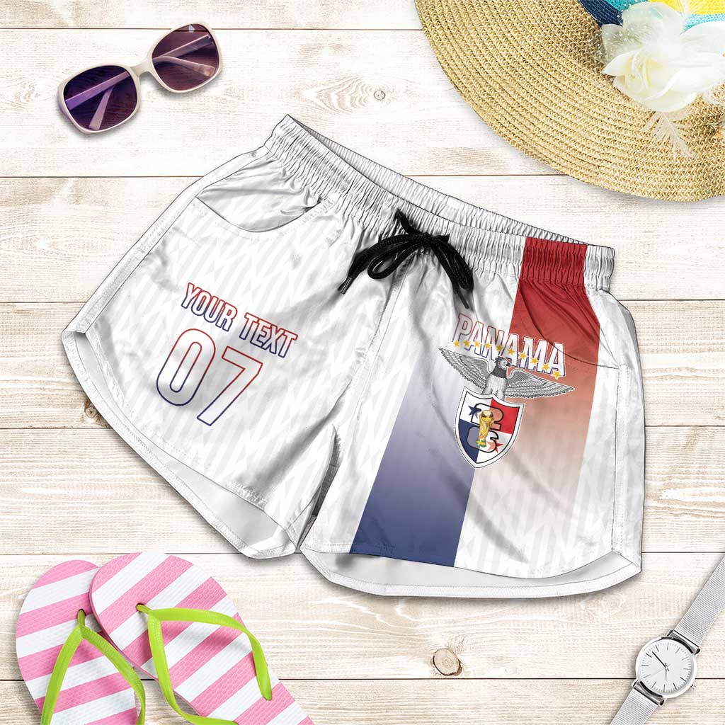 Afro-Panama Football Los Canaleros 2026 Custom Shorts for Women Rising Glory - Wonder Print Shop