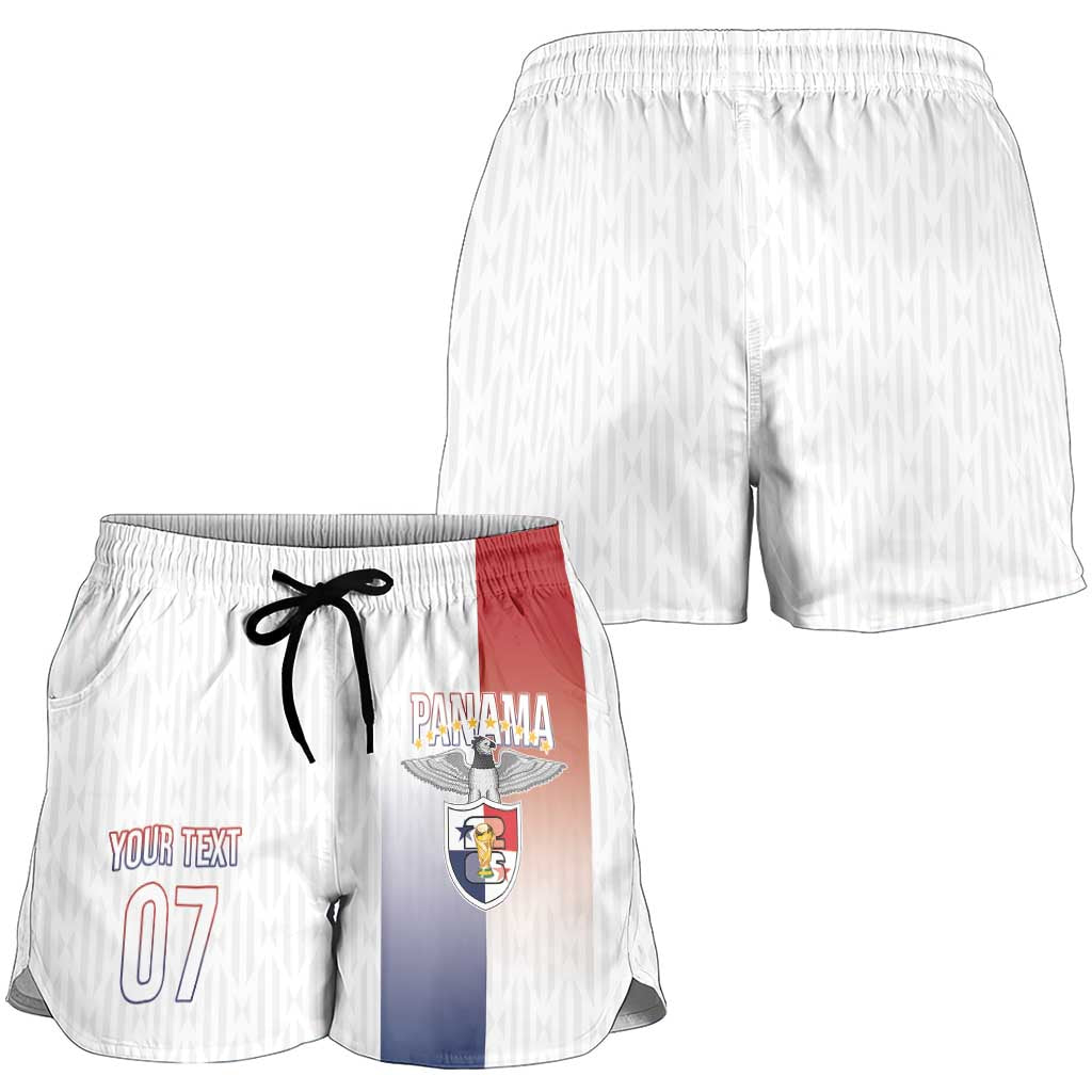 Afro-Panama Football Los Canaleros 2026 Custom Shorts for Women Rising Glory - Wonder Print Shop
