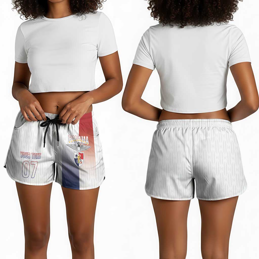 Afro-Panama Football Los Canaleros 2026 Custom Shorts for Women Rising Glory - Wonder Print Shop