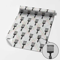 Afro Pick Comb Strong Black Power Fist Wrapping Paper Roll
