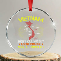 Agent Orange Dioxin Crystal Glass Ornament Vietnam Veteran Vet Gifts - Wonder Print Shop