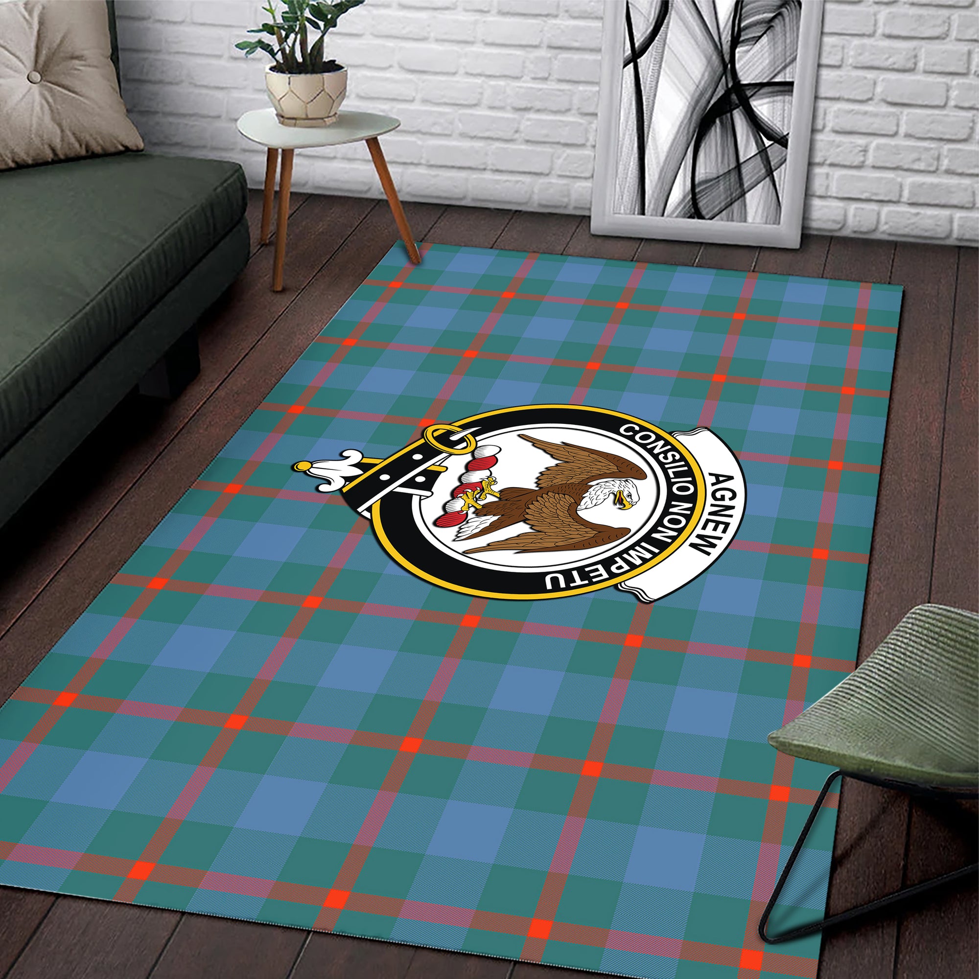 agnew-ancient-clan-tartan-rug-family-crest-tartan-plaid-rug-clan-scotland-tartan-area-rug