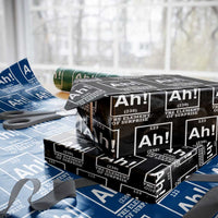 Ah The Element Of Surprise Wrapping Paper Roll Funny Chemistry Science Pun