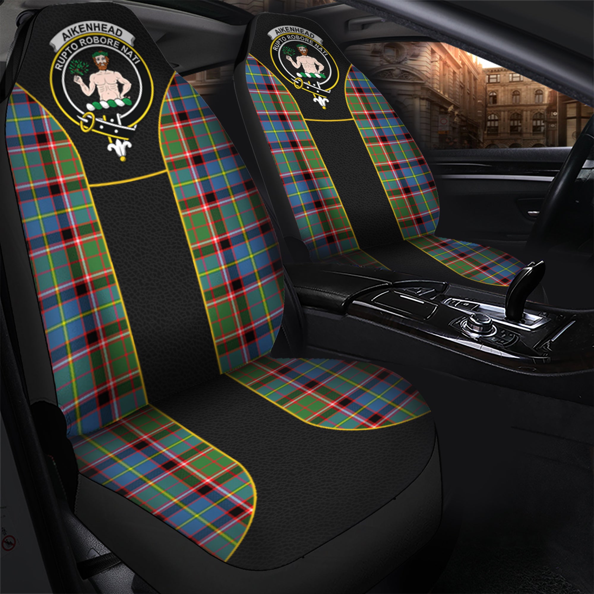 scottish-aikenhead-tartan-crest-car-seat-cover-special-style