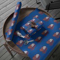 Alabama Fan Wrapping Paper Roll AL Baseball Heart Graphic Sports Style 80s 90s