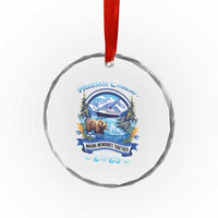 Alaska Cruising Crystal Glass Ornament Alaskan Cruisin Together Matching Family Cruise TS10