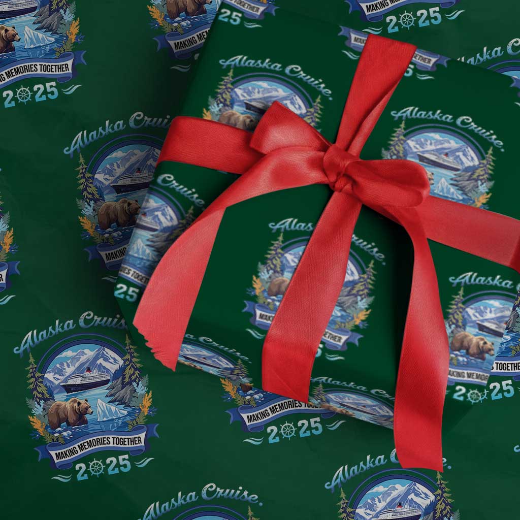 Alaska Cruising Wrapping Paper Roll Alaskan Cruisin Together Matching Family Cruise - Wonder Print Shop
