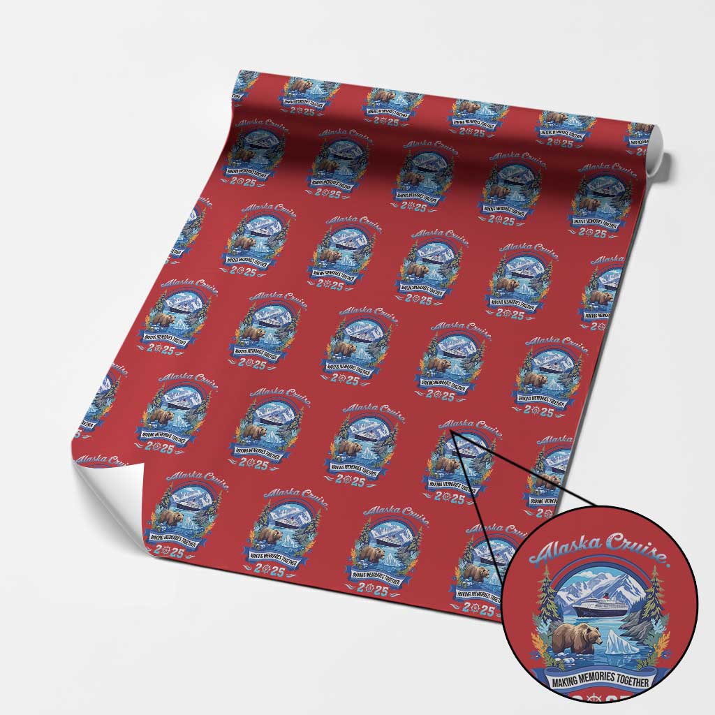 Alaska Cruising Wrapping Paper Roll Alaskan Cruisin Together Matching Family Cruise - Wonder Print Shop