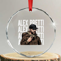 Alex Pretti Crystal Glass Ornament Minneapolis Hero Nurse Community Support Gift