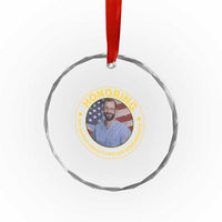 Alex Pretti Memorial Healthcare Hero Crystal Glass Ornament Minneapolis Support Gift
