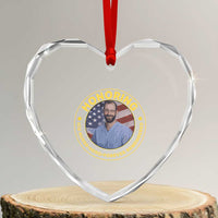 Alex Pretti Memorial Healthcare Hero Heart Crystal Glass Ornament Minneapolis Support Gift