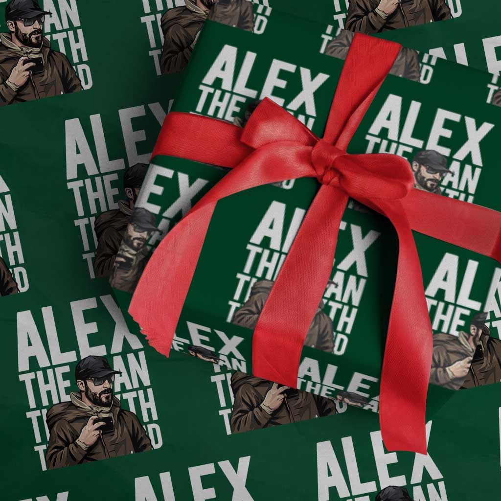 Alex Pretti Wrapping Paper Roll Alex The Man The Myth The Legend Vintage Gift