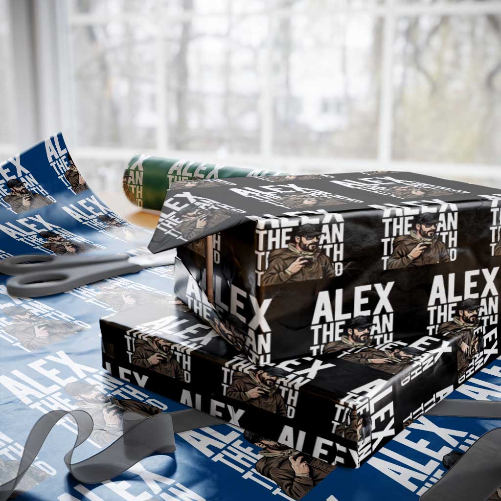 Alex Pretti Wrapping Paper Roll Alex The Man The Myth The Legend Vintage Gift
