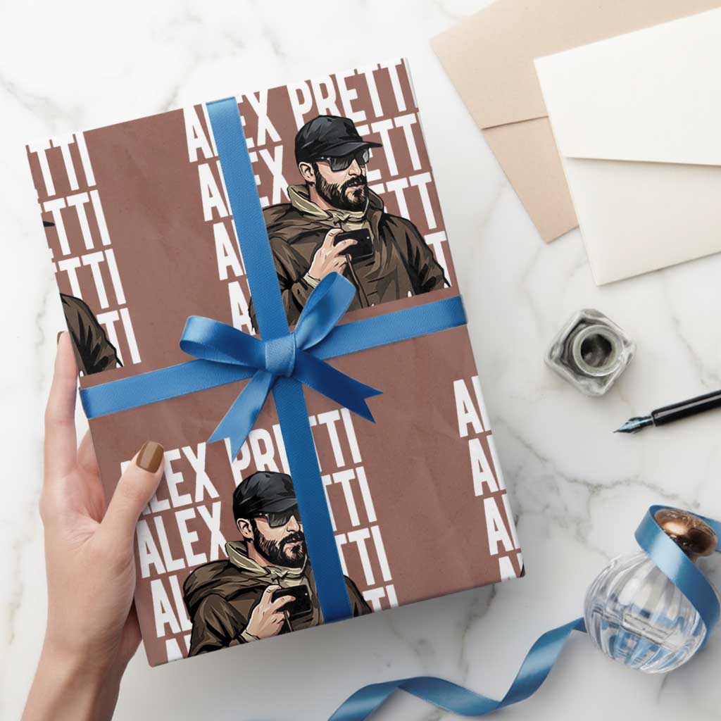 Alex Pretti Wrapping Paper Roll Minneapolis Hero Nurse Community Support Gift