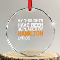 Alexander Hamilton Crystal Glass Ornament American Musical Gift TS10