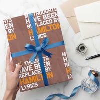 Alexander Hamilton Wrapping Paper Roll American Musical Gift - Wonder Print Shop