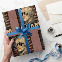 Alexander Hamilton Wrapping Paper Roll Vintage American Flag - Wonder Print Shop