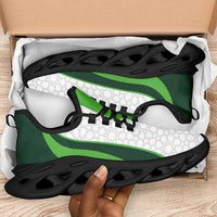 Algeria 2026 Football Clunky Sneakers Go Greens Islamic Pattern Curve Stylized - Wonder Print Shop
