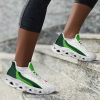Algeria 2026 Football Clunky Sneakers Go Greens Islamic Pattern Curve Stylized - Wonder Print Shop