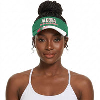 Algeria 2026 Football Sun Visor Cap One Two Three Viva L'algerie
