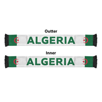 Algeria Football 2026 Soccer Scarf Flag Style