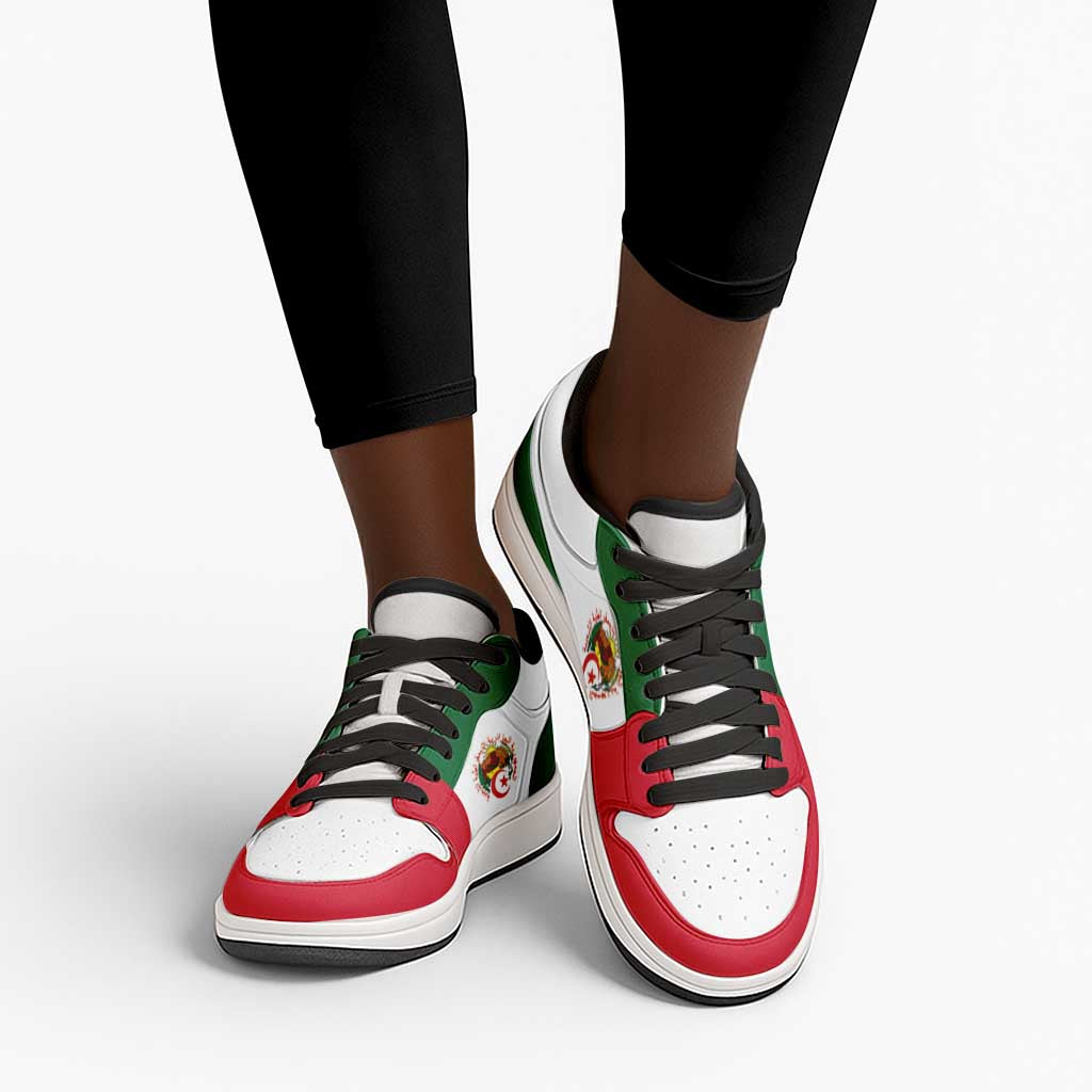 Algeria Low Sneakers Classic National Flag Style - Wonder Print Shop