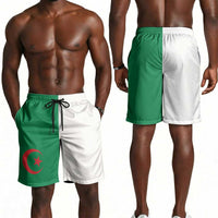 Algeria Shorts for Men National Flag Colors - Wonder Print Shop