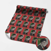 Ali Khamenei Memorial Tribute Portrait Wrapping Paper Roll