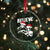 Alien And Bigfoot Crystal Glass Ornament - Wonder Print Shop