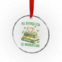 All Booked For St Patricks Day Crystal Glass Ornament Gift For Book Lovers