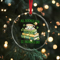 All Booked For St Patricks Day Crystal Glass Ornament Gift For Book Lovers