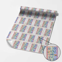 All For Love And Love For All Wrapping Paper Roll Pride Month LGBT Support