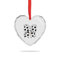 All I Need Is God Faith And Soccer Heart Crystal Glass Ornament Christian Gift