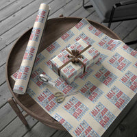 All I Need Is Jesus And The Beach Wrapping Paper Roll Striped Christian Summer Graphic