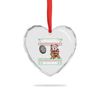 All I Want For Christmas Is A 180 Heart Crystal Glass Ornament Santa Dart Player Xmas Gift - Wonder Print Shop