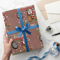 All I Want For Christmas Is A 180 Wrapping Paper Roll Santa Dart Player Xmas Gift - Wonder Print Shop