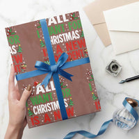 All I Want for Christmas Is A New President Wrapping Paper Roll Subtle FDT Sarcastic Holiday - Wonder Print Shop