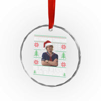 All I Want for Christmas is Steve to Survive Crystal Glass Ornament Stranger Xmas Wishes Fan Gift - Wonder Print Shop