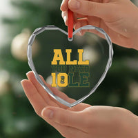All You Need is Love Heart Crystal Glass Ornament Retro Jordan GB Football Lover Fan Gift - Wonder Print Shop