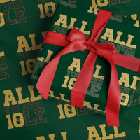 All You Need is Love Wrapping Paper Roll Retro Jordan GB Football Lover Fan Gift - Wonder Print Shop