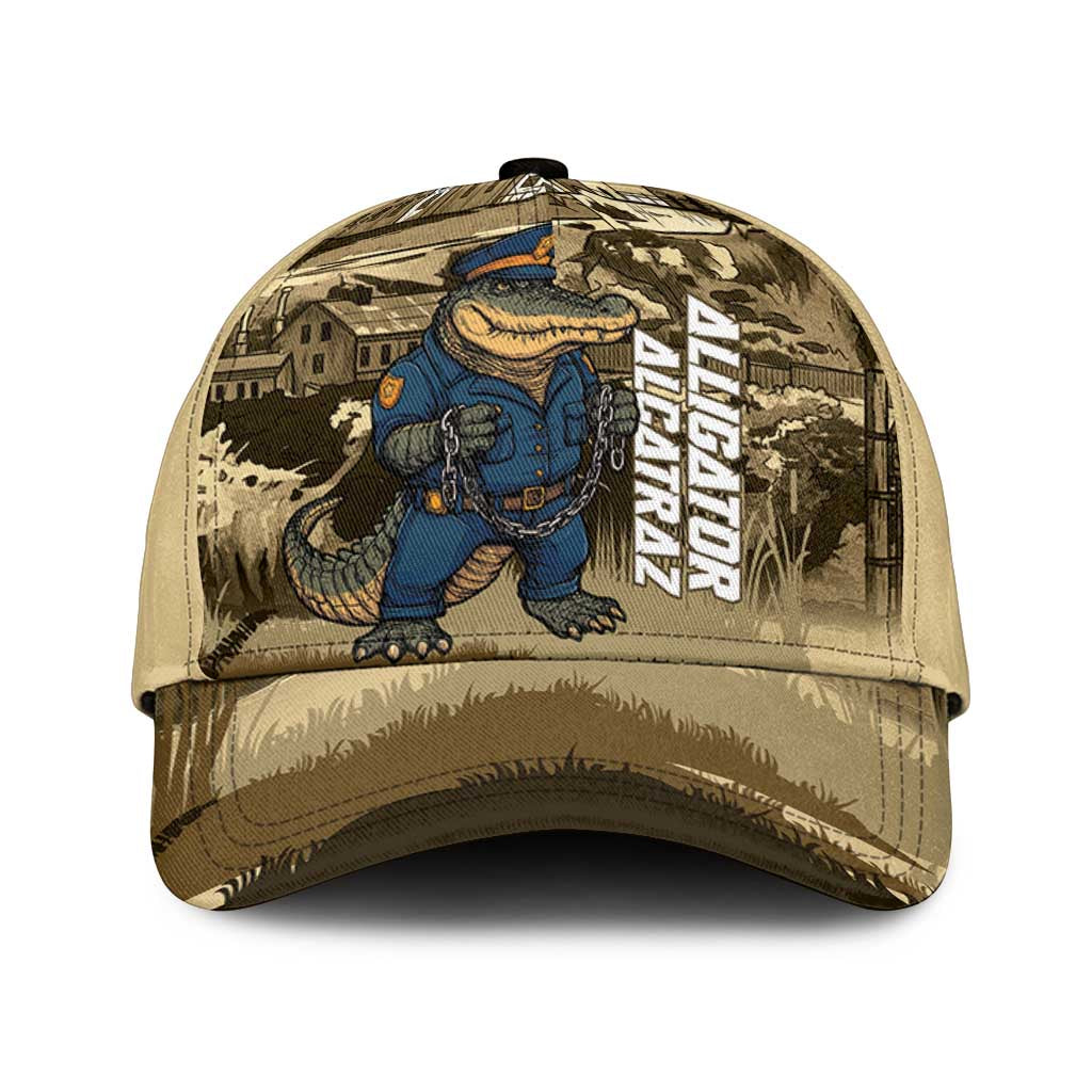 Alligator Alcatraz Classic Cap Police Gator Rock Penitentiary LT14