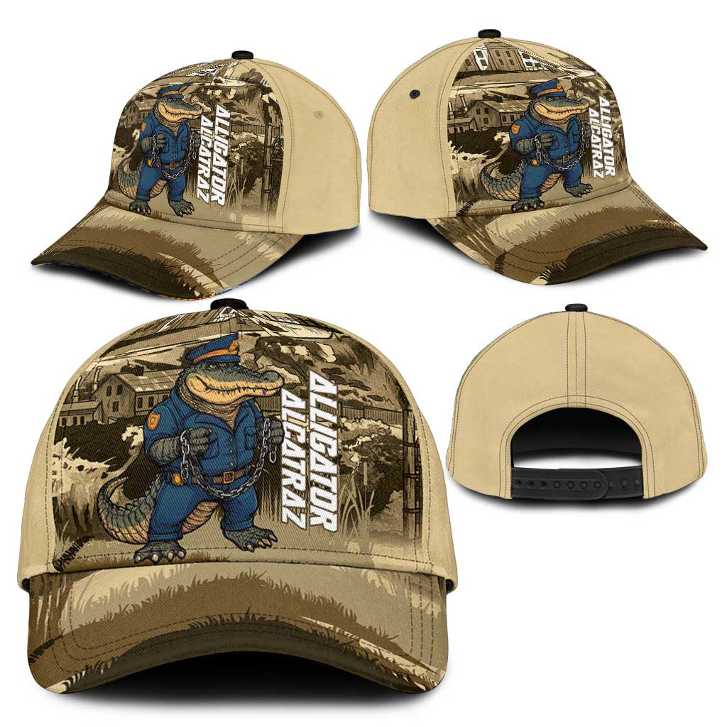 Alligator Alcatraz Classic Cap Police Gator Rock Penitentiary LT14