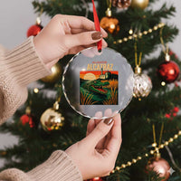 Alligator Alcatraz Crystal Glass Ornament Retro Florida Swamp Political Prison TS02