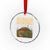Alligator Alcatraz Florida Crystal Glass Ornament Political Swamp Prison Dark Humor - Wonder Print Shop