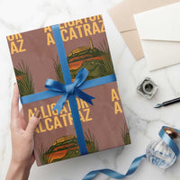 Alligator Alcatraz Florida Wrapping Paper Roll Political Swamp Prison Dark Humor - Wonder Print Shop