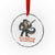 Alligator Alcatraz Gunslinger Crystal Glass Ornament Swamp Outlaw Satire Patriotic Rebel - Wonder Print Shop