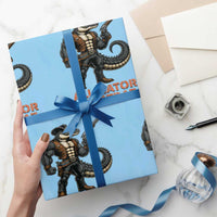 Alligator Alcatraz Gunslinger Wrapping Paper Roll Swamp Outlaw Satire Patriotic Rebel - Wonder Print Shop