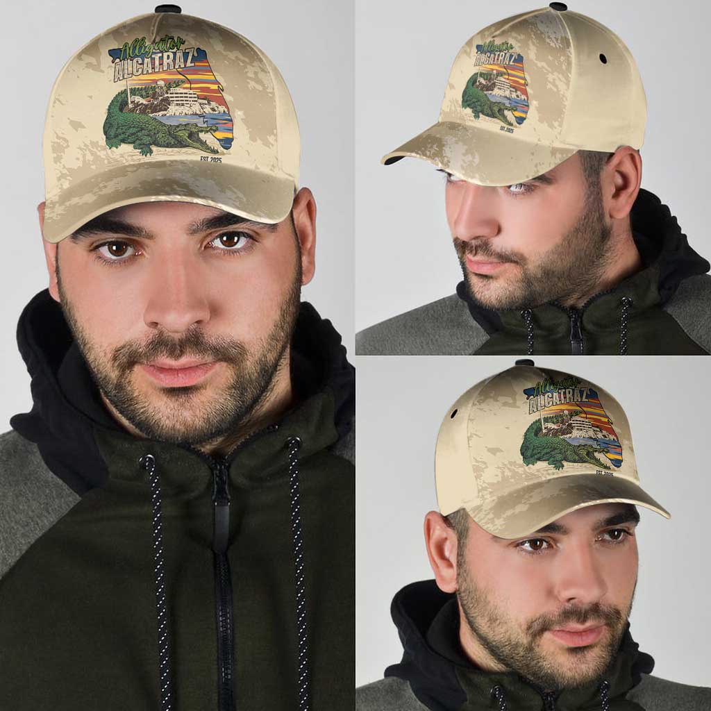 Alligator Alcatraz Retro Classic Cap The Swamp - Wonder Print Shop