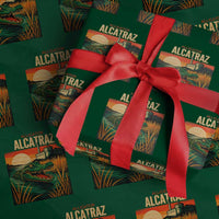 Alligator Alcatraz Wrapping Paper Roll Retro Florida Swamp Political Prison - Wonder Print Shop
